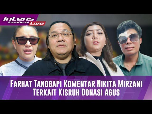 Farhat Abbas Tanggapi Komentar Nikita Mirzani Terkait Kepemilikan Uang Donasi Agus