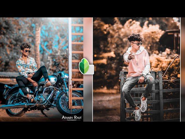 Snapseed Moody Brown Effect Trick | Snapseed Background Colour Change - AF EDIT