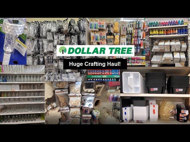 Dollar Tree Haul - Lots of Craft supplies and materials for Glam Home Decor DIYs!