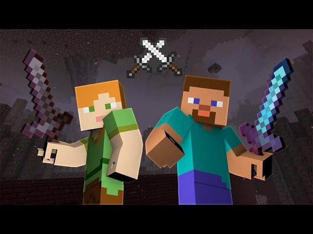 Alex VS Steve - Minecraft PART 6