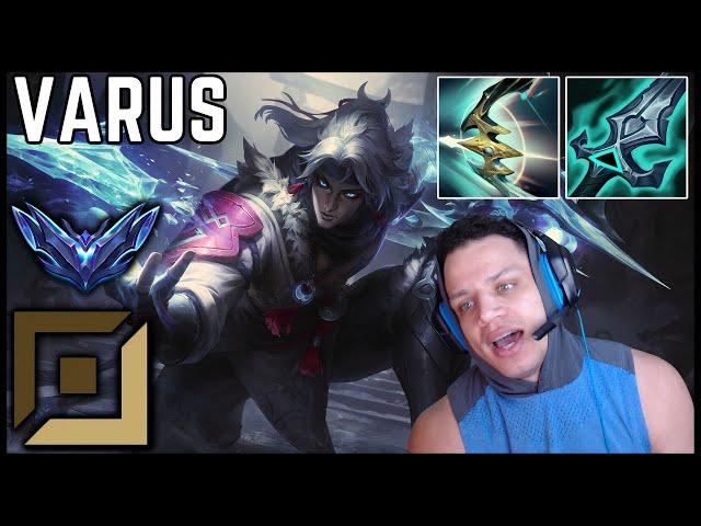  Tyler1 THE ADC ARC CONTINUES | Varus ADC Full Gameplay | Season 14 ᴴᴰ