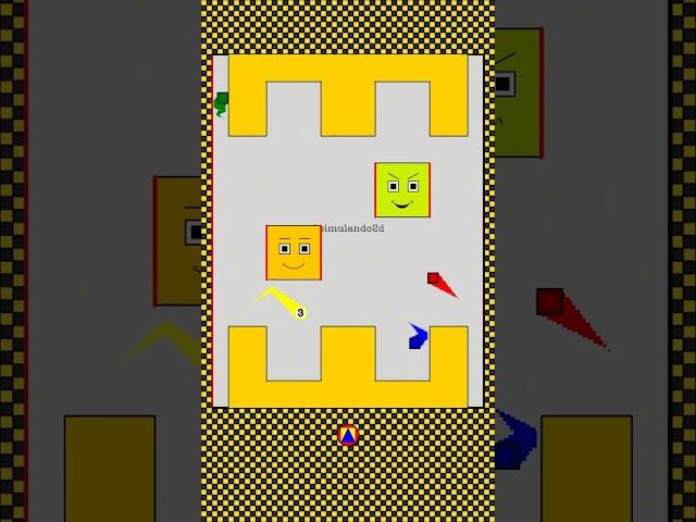Squares vs 2 Boss Squares