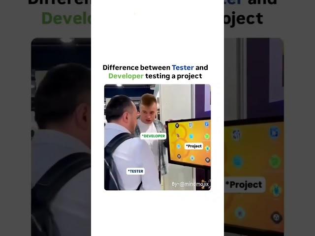  The Developer vs Tester Saga: Code, Break, Repeat #developerlife #funnymemes2025 #trendingshorts