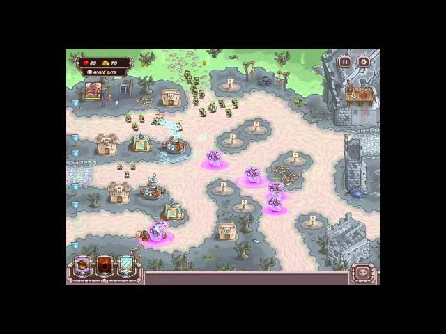 Kingdom Rush Walkthrough CASTLE BLACKBURN [Veteran] [3 Stars]