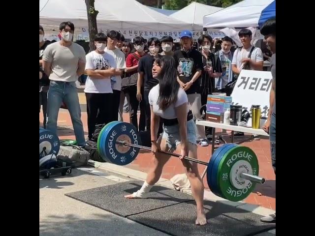 권혁 거리리프팅 134kg #고대축제