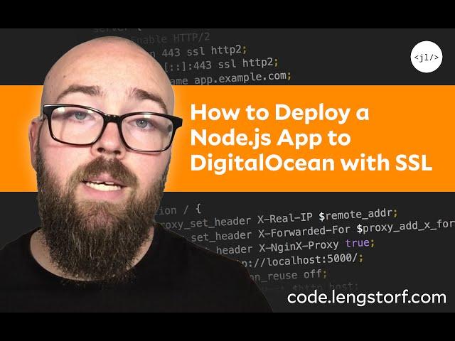 Tutorial: How to Deploy a Node.js App to DigitalOcean with a Free SSL Certificate