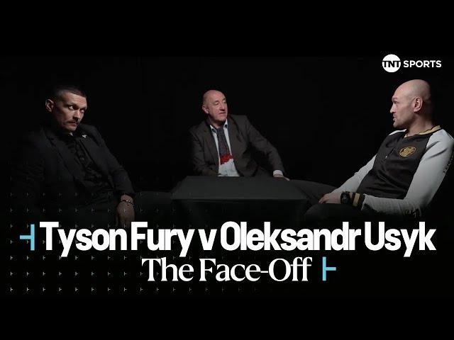 FACE OFF  Tyson Fury & Oleksandr Usyk Before Unification Fight Postponement  #FuryUsyk 