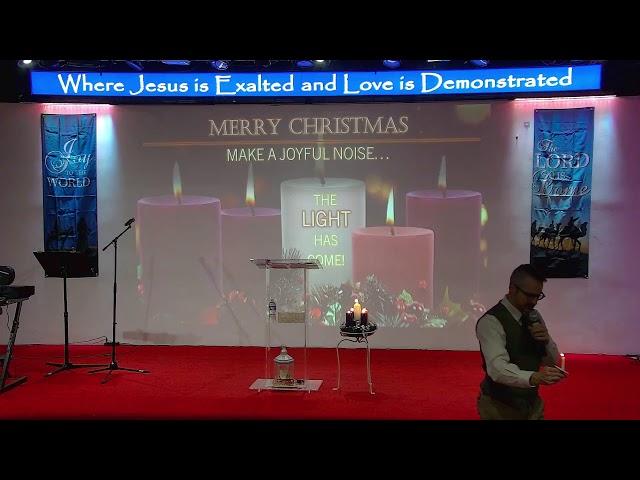 Make a Joyful Noise, the Lord Has Come! The Christ Candle - LIGHT | Pastor Courtney Hall