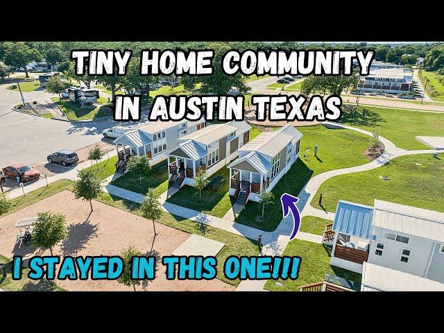 Texas Tiny Home Tours (Village Farm Tiny Home Community Austin, TX)