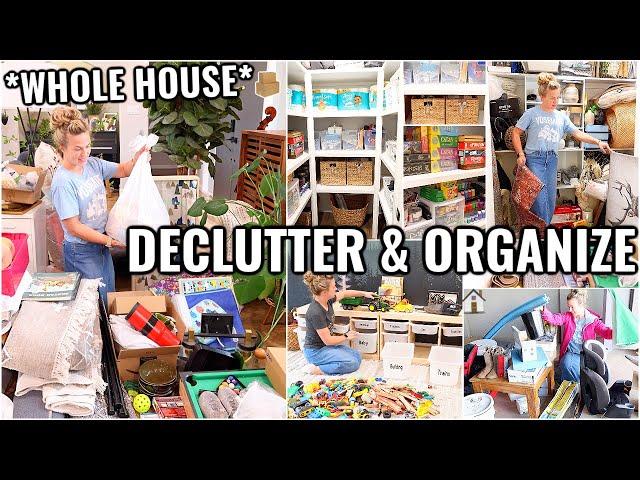 WHOLE HOUSE DECLUTTER AND ORGANIZE 2025! ORGANIZE WITH ME | DECLUTTERING AND ORGANIZING MOTIVATION