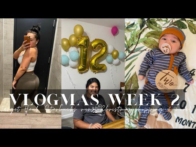 VLOGMAS WEEK 2! TARGET HAUL, STARBUCKS RUNS, & MORE! | KEEPINGUPWITHKAMAI