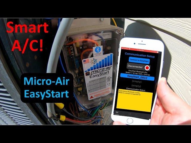 Dumb A/C Gets Smart! Using the app for the Micro-Air EasyStart Soft Starter on Full-Size A/C!