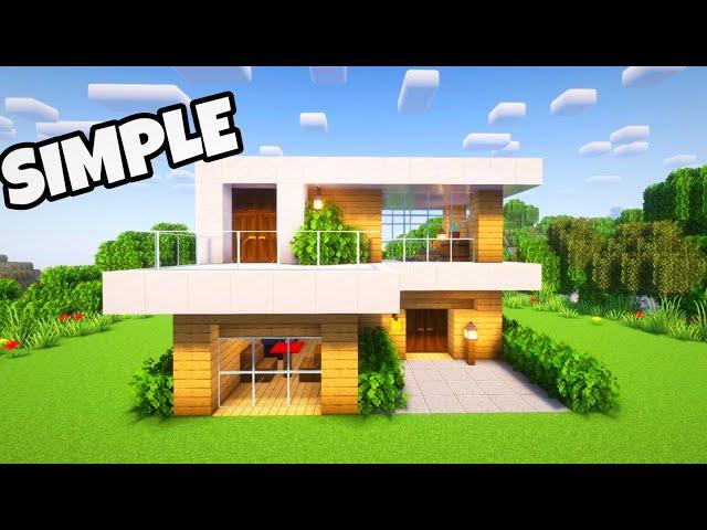 Minecraft: How to make Simple Modern House