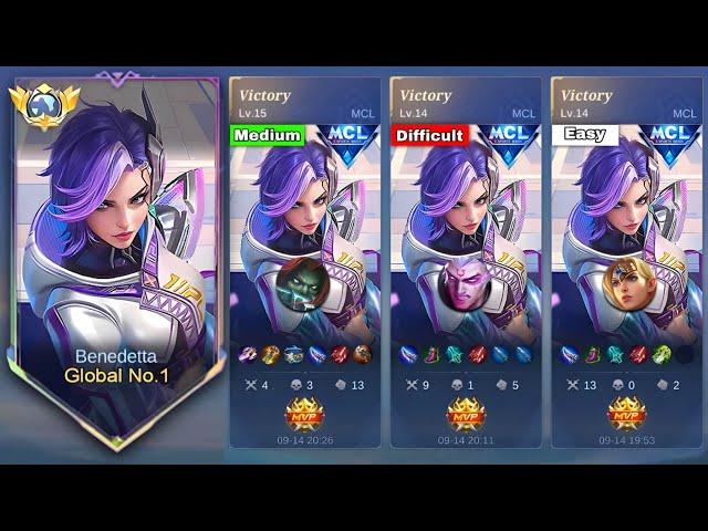 WHEN GLOBAL BENEDETTA ENTER SOLO MCL END OF THE SEASON  THIS IS WHAT HAPPENS | MOBILE LEGENDS