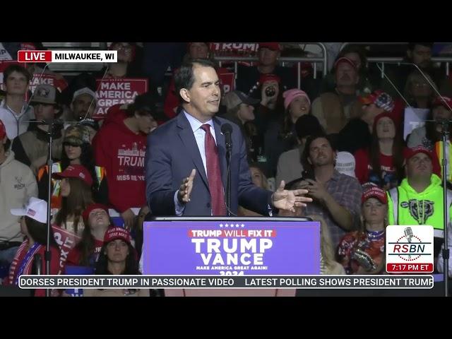 FULL SPEECH: Scott Walker Delivers Remarks in Milwaukee, WI