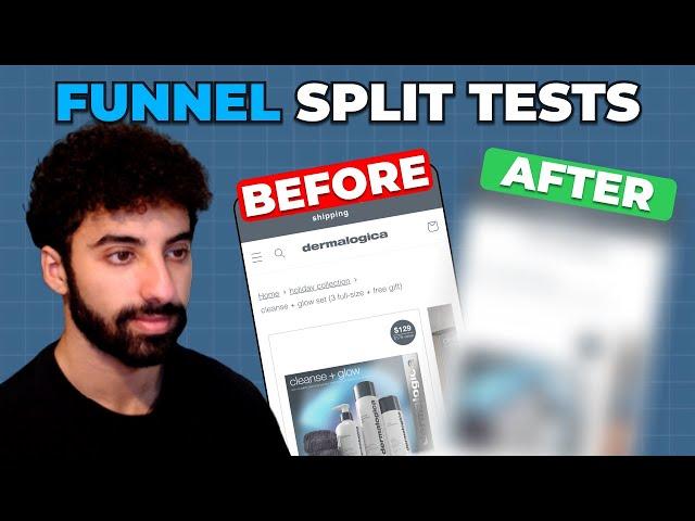 Auditing a Skincare Ecommerce Brand's Funnels (with real split test examples)