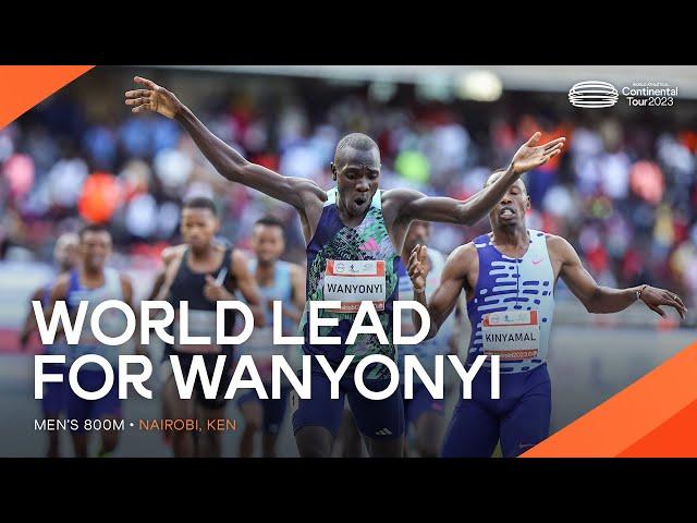 Kenyan sweep in the men's 800m   | Continental Tour Gold 2023