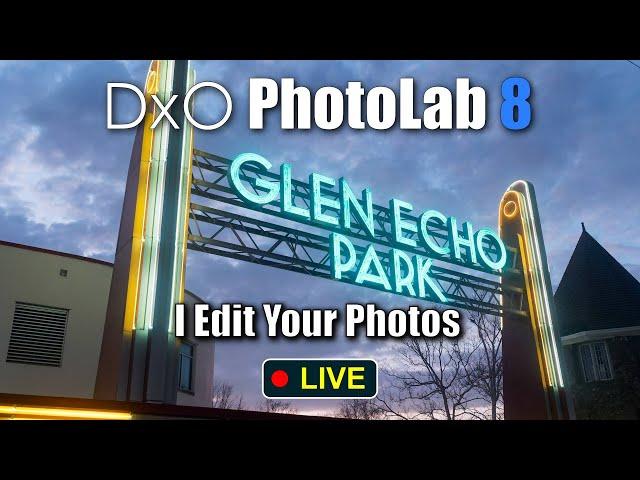 Photo Editing Live with DxO Photolab 8: Send me your photos - Link Below!