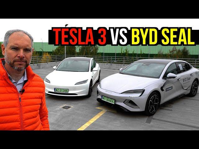  BYD SEAL vs TESLA MODEL 3• PORÓWNANIE •  TEST PL 4K • Auto Made in China