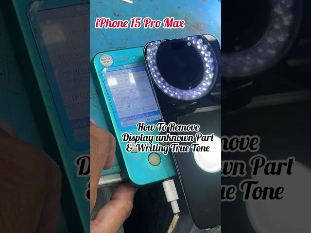 || iPhone 15 Pro Max Display Change || Remove Display unknown part message || True Tone Done