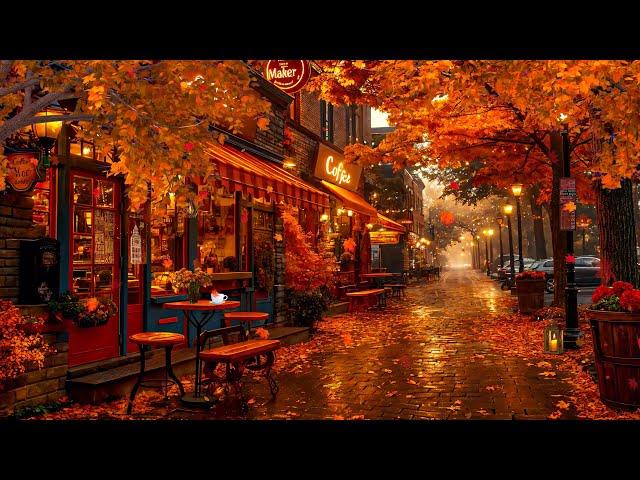 Enjoy the Autumn Ambience with Deep Jazz Piano Music  Smooth Jazz Music for Relaxing Day 