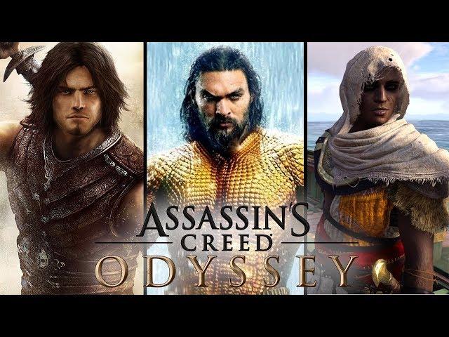 9  ПАСХАЛОК и ИНТЕРЕСНЫХ ВЕЩЕЙ в Assassin's Creed: Odyssey (Аквамен, Принц Персии, Байек из Сивы)