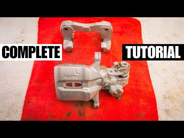 Honda Rear Brake Caliper Rebuild // Everything You Need To Know [4K]