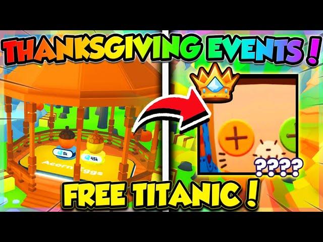 THANKSGIVING EVENT LEAKS in PETS GO & PET SIM 99!! (Roblox)