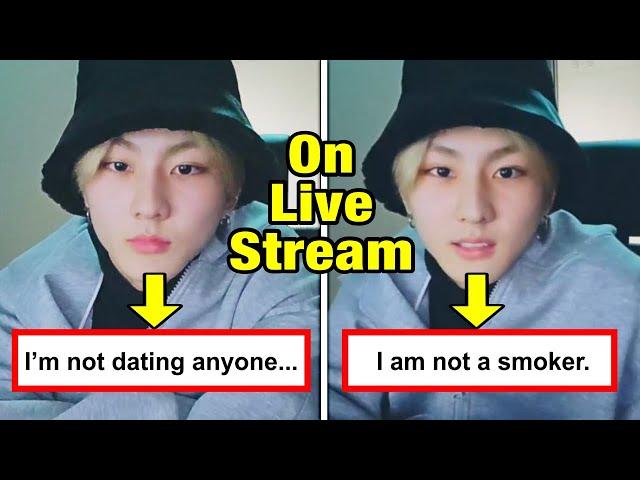 ENHYPEN's Jungwon Clears Up Dating & Smoking Rumors During Live Stream