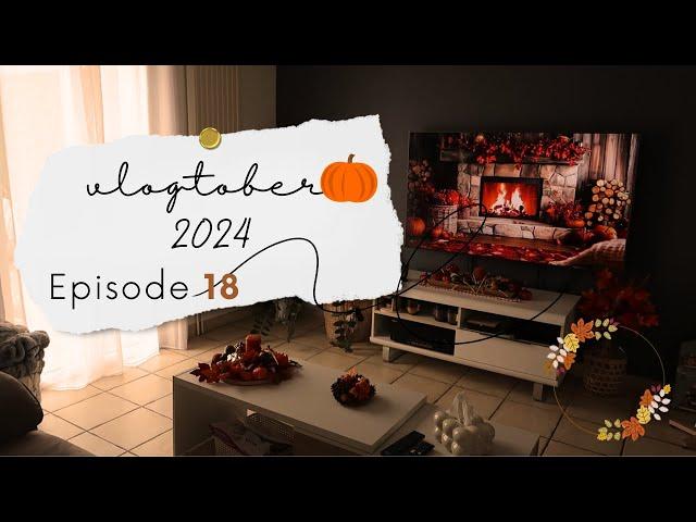 VLOGTOBER 24 EP18: Trop gâtée,update week end,sablés Halloween,TEMU,travaux