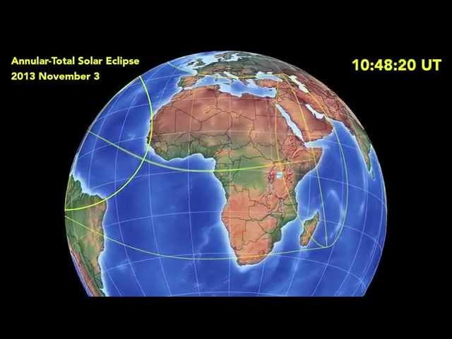 Annular/Total Solar Eclipse - November 3, 2013 @albertomHD