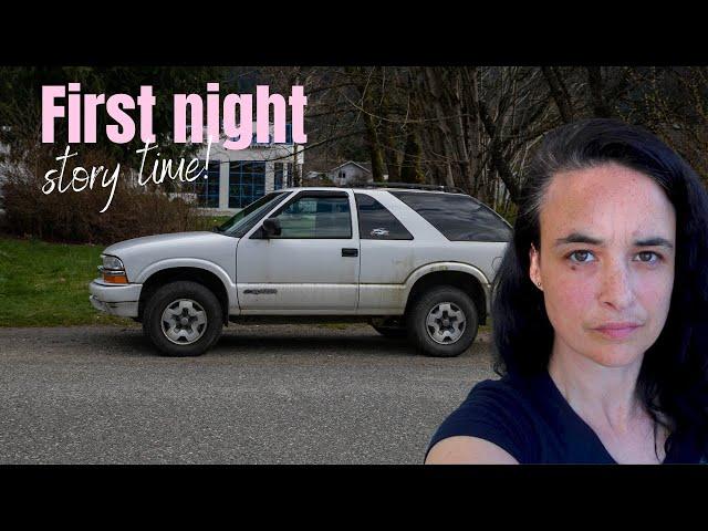 First time SLEEPING OVERNIGHT in my car - SOLO FEMALE TRAVELER- Story time