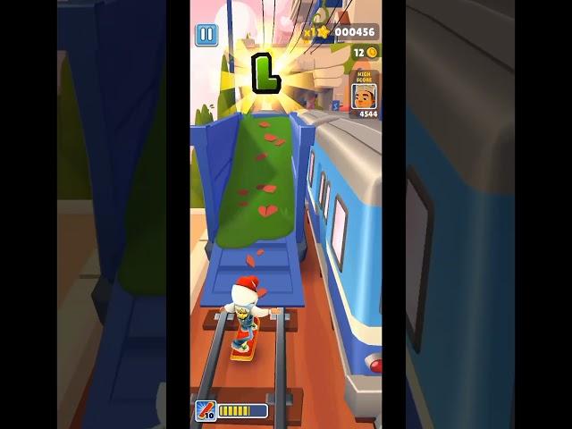 Бегу от Инспектора и Пса Subway Surfers Серферы в метро #shorts #short #шортс #шорт #1