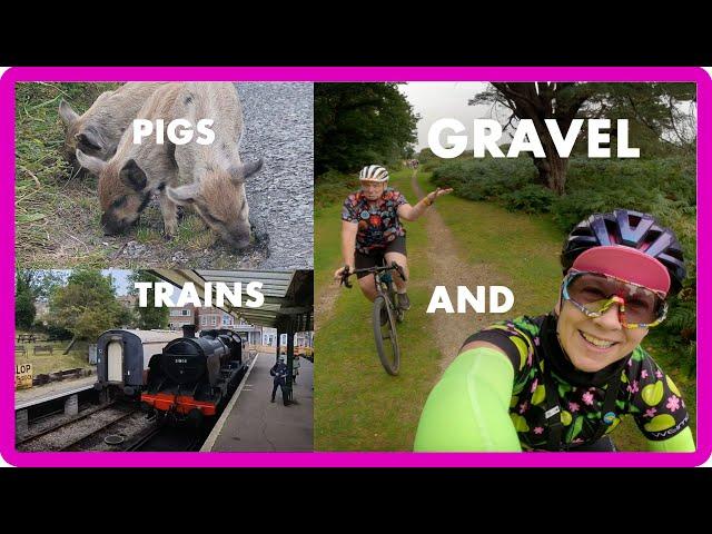 DGG Sunday Gravel Group Ride | New Forest | Chemo Update | Steam Trains | Piggies | CYCPlus AS2 Pro