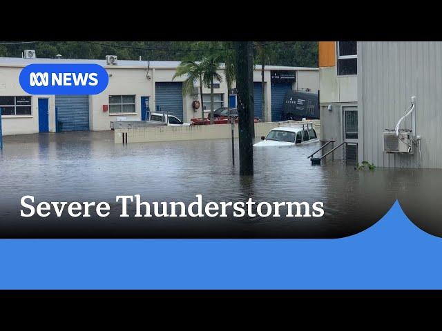 Clean-up underway after severe thunderstorms batter NSW, Queensland | ABC News