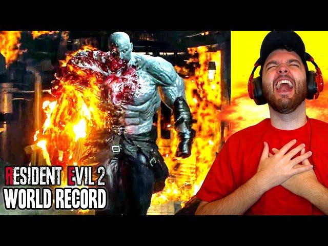 WORLD RECORD "RESIDENT EVIL 2" ANY% SPEEDRUN IS SO FAST...