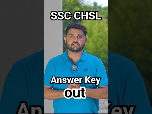 SSC CHSL 2023 Answer Key Out | CHSL Tier 1 Answer Key, CHSL Answer Key