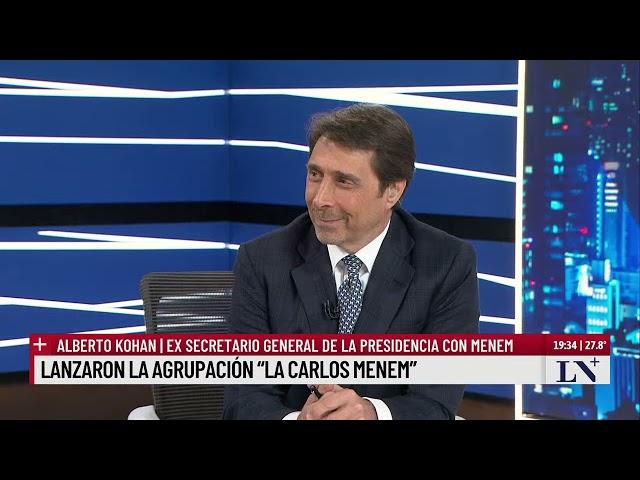 Lanzaron la agrupación "La Carlos Menem"; el testimonio de Alejandro Kohan