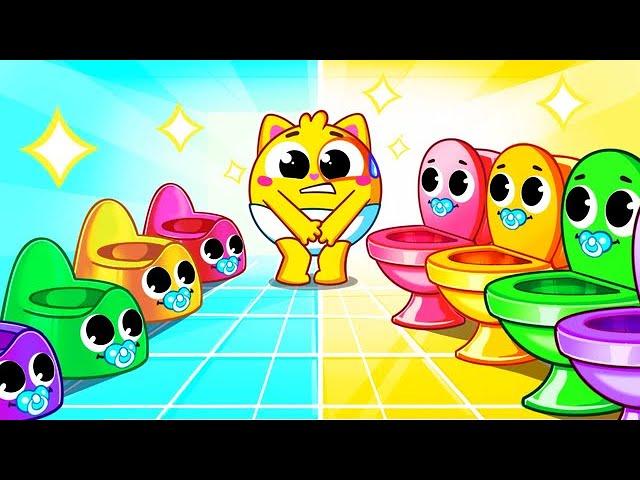 Potty Time In The Mall for Kids | Funny Song For Baby & Nursery Rhymes by Toddler Zoo