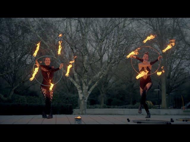 Fire Flow Art Performance 