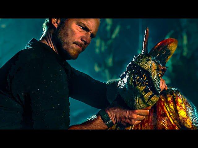 Chris Pratt : The Dino Master (Top 4 Jurassic World 3 scenes)  4K | DINOSAUR Movie