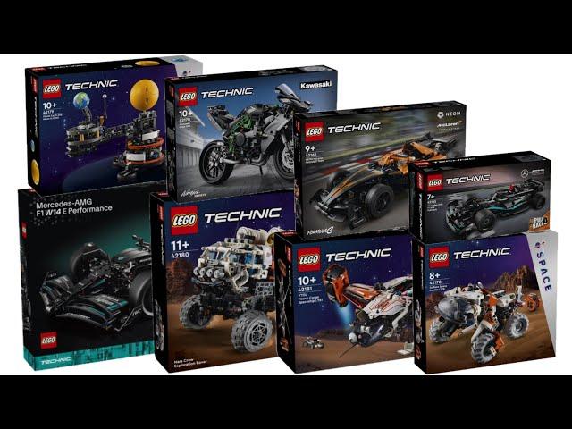 All LEGO Technic Sets March 2024 Compilation/Collection Speed Build