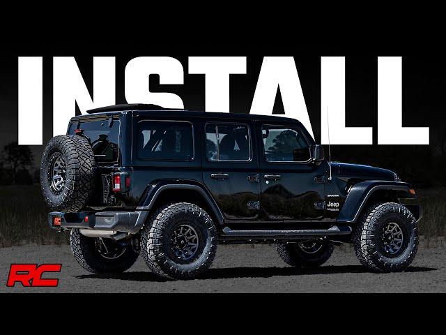 Installing 2.5-inch Lift Kit on 2022 Jeep JLU