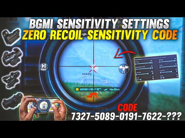 NEW UPDATE 3.4 !!BEST SENSITIVITY CODE+CONTROL SETTINGS BGMI/PUBG MOBILE | BGMI AFTER UPDATE 3.4