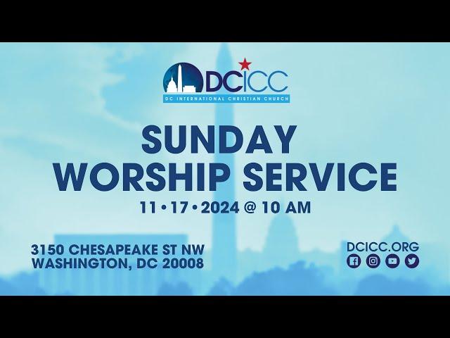 Congregational Worship Service LIVESTREAM | 11•17•2024