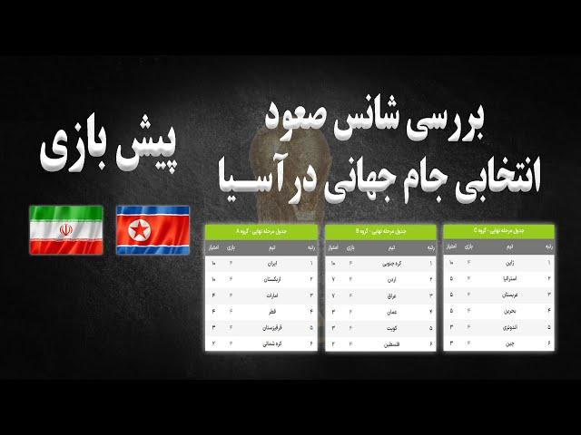 بررسی شانس صعود در انتخابی جام جهانی در آسیا | پیش بازی ایران کره شمالی | مصاحبه قبل بازی ایران کره