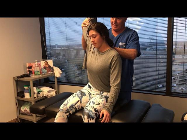 High School Softball Player's First Chiropractic Adjustment At Advanced Chiropractic Relief