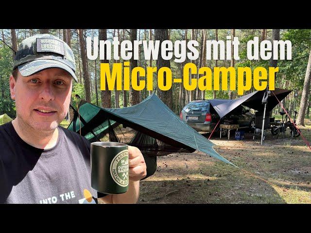 Car Camping im Wald Wolfsgebiet