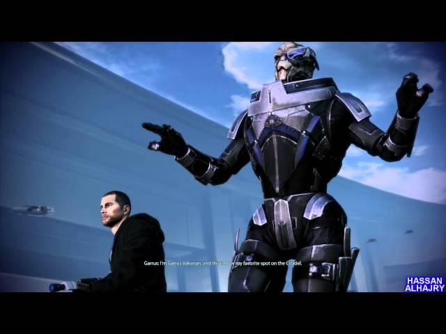 I'm Garrus Vakarian and this is now my favorite spot on the citadel Mass Effect 3