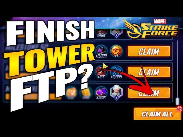 OMEGA & NIMROD NOT NEEDED FOR FULL CLEAR! Full Omega Assault Tower Guide! | Marvel Strike Force